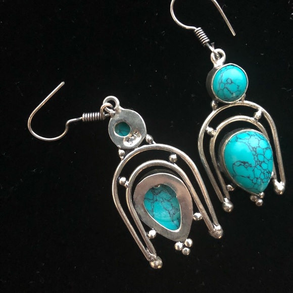 .925 Sterling Silver / Turquoise - Picture 2 of 2